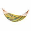 Hamac 1 place en coton rayé multicolore Cali, toile hamac extérieur colorée