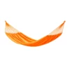 Hamac 1 place en coton orange, toile hamac extérieur